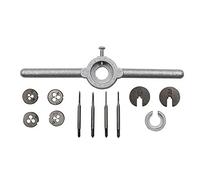 Metric Tap and Die Set 9-Piece M1/M1.1/M1.2/M1.4/M1.6/M1.8/M2/M2.2/M2.5 for Model Making and Watchmaking
