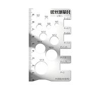 Metric tap size for drill bits recommended by professional thread pitch measuring tools drill bit tap size gauge thread gauge (metric)