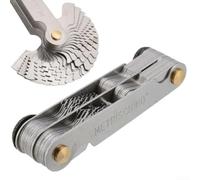 Metric Thread Gauge 52 Sheet Set 60 Degree 0.25-6mm Stainless Steel Pitch Tool for Engineering Tasks