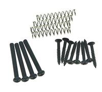 Metric Thread Humbucker Pickup Height Screws Humbucker Pickup Ring Pickup Surround Frame Mounting Screws Springs for Epiphone SG Import Pickups Black