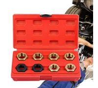 Metric Thread Repair Kit - 8pc Tap and Die Thread Assembly, Heavy Duty Bolt Restorer | Hand Thread Fixing Tools, Hexadecimac Reading Kit