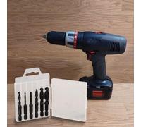 Metric Thread Tap Set Titanium Coating, Drill And Tap Bits, Titanium Coating HSS Tapping Tool Set For Wood, Plastic, And Aluminum(boxed)