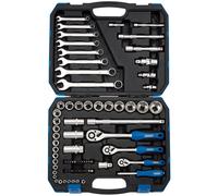 Draper 16364 Metric Tool Kit 1/4in 3/8in And 1/2in Sq. Dr. (75 Piece) per kit