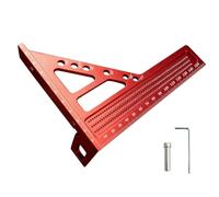 Metric Triangle Tracer Carpenter Square for Measuring and Locating | Aluminum Alloy Long Precision Ruler for Drawing Holes Workshop, Office, Drilling, Alignment and