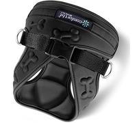 Metric USA Comfort Fit Step in Dog Vest Harness Easy to Put on Take Off Adjustable Soft Padded Puppy Harness Vest for Small and Medium Dogs (Small, Black)