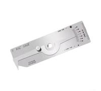 Metric Welding Gauge Stainless Steel V-WAC Undercut Tool for Accurate Measurement of Weld Depth, Height and Groove Angles (A)