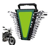 Metric Wrench Set, Ratchet Wrench Set Metric - High Performance Wrench Tool Set, 6-32mm Metric Sizes, 12 Piece Wrench Set, Hand Tools, Ring Mau