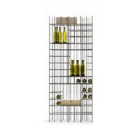 Metrica A bottle holder with 3 green glass shelves Mogg