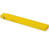 Metrie™ BL52 - 1 x Wooden Folding Ruler 2 m Long Ruler, Graduated Ruler with | Duplex Graduation