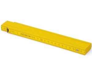 Metrie™ BL52 - 1 x Wooden Folding Ruler 2 m Long Ruler, Graduated Ruler with | Duplex Graduation