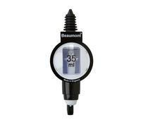 Beaumont Bar Optics Dispenser 35ml, Black and White, Professional Bar or Home Use, Alcohol Optics Dispenser, Precise Measurement, Leak Proof Rubber Seal, Use with a Wide Variety of Bottles, T415
