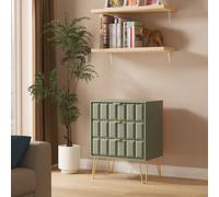 Metro 3 Drawer Chest (Ready Assembled) Ready Assembled 2 U Pale Green Medium