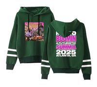 Metro Boomin A Futuristic Summa Cover Merch Hoodies Women/Men Long Sleeve Sweatshirts Streetwear (Green,4XL)