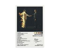 Metro Boomin Heroes & Villains Music Album Poster(1) Canvas Poster Wall Art Decor Print Picture Paintings for Living Room Bedroom Decoration Unframe-style 12x18inch(30x45cm)