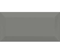 Metro Dark Grey Ceramic Wall Bathroom Tile Subway Brick Effect 100mm x 200mm Bevelled Edge Kitchen Tiles Gloss Finish 1m2 Box of 50