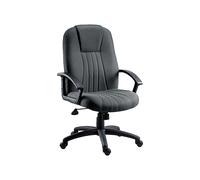 Metro Fabric Executive Office Chair, Charcoal