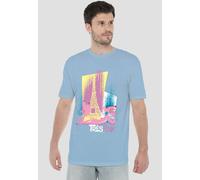 Metro-Goldwyn-Mayer Studios Mgm Pink Panther Tres Pink T-Shirt, Light Blue | Size: Medium Metro-Goldwyn-Mayer Studios Blue M
