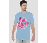 Metro-Goldwyn-Mayer Studios Pink Panther Walk All Over T-Shirt, Light Blue | Size: Small Metro-Goldwyn-Mayer Studios Light Blue S