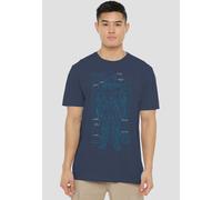 Metro-Goldwyn-Mayer Studios Robocop Schematic T-Shirt, Navy | Size: 2XL Metro-Goldwyn-Mayer Studios Navy 2XL