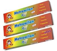 METRO MILAN +7 (Seven Assorted Fragrances) INCENSE STICK for Prayer & Pooja 3 PACKs,Total 126 STICKs (42 STICKs in Each Pack) - (Same Day Dispatch)