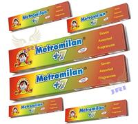 METRO MILAN +7 (Seven Assorted Fragrances) INCENSE STICK for Prayer & Pooja 6 PACK,252 STICKs (42 STICKs Each Pack) - (Same Day Dispatch)