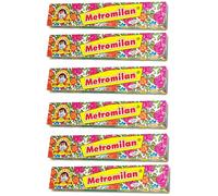 Metro Milan Cat Incense Sticks - 6 Packs (Total 108 Sticks) | 18 Sticks per Pack | Ideal for Prayer, Pooja & Meditation