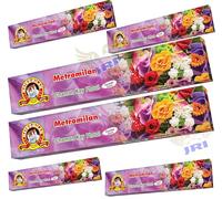 METRO MILAN Chaman Kay Phool Large INCENSE STICK - Flavour for Prayer & Pooja 6 PACK,108 STICKs (18 STICKs Each Pack) - (Same Day Dispatch)