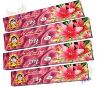 METRO MILAN LILY Large INCENSE STICK - Flavour for Prayer & Pooja 4 PACKs,Total 72 STICKs (18 STICKs in Each Pack) - (Same Day Dispatch)
