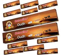 METRO MILAN Oudh INCENSE STICK- Oudh Flavour for Prayer & Pooja 1 BOX,12 PACKs, Total 216 STICKs (18 STICKs in Each Pack) - (Same Day Dispatch)