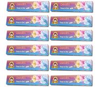 Metro Milan Three In One INCENSE STICK for Prayer & Pooja 1 BOX,12 PACKs, Total 288 STICKs (24 STICKs in Each Pack) - (Same Day Dispatch)