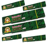 METRO MILAN Two in One INCENSE STICK - for Prayer & Pooja 6 PACK,108 STICKs (18 STICKs Each Pack) - (Same Day Dispatch)