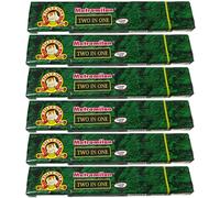 Metro Milan Two in One INCENSE STICK - for Prayer & Pooja 6 PACK,108 STICKs (18 STICKs Each Pack) - (Same Day Dispatch)