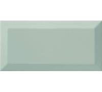 Metro Powdered Blue Ceramic Wall Bathroom Tile Subway Brick Effect 100mm x 200mm Bevelled Edge Kitchen Tiles Gloss Finish 1m2 Box of 50