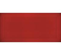 Metro Red Ceramic Wall Bathroom Tile Subway Brick Effect 100mm x 200mm Bevelled Edge Kitchen Tiles Gloss Finish 1m2 Box of 50