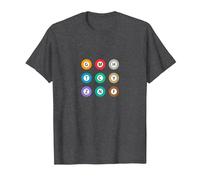 Metro Tokyo Full Line Subway Train Design T-Shirt, Men, Dark Heather Grey, X-Large