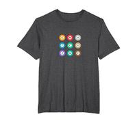 Metro Tokyo Full Line Underground Train Design T-Shirt, Men's Big and Tall, Dark Heather Grey, 5X Tall