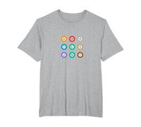 Metro Tokyo Full Line Underground Train Design T-Shirt, Men's Big and Tall, Heather Grey, 6X Tall