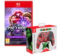 Metroid Prime 4 Beyond with PDP Wireless Deluxe Controller GLOW Super Icons (Switch 2)