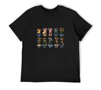 Metroid Samus Evolution Retro T-Shirt Men T-Shirt Black XXL