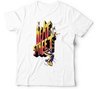 Metromania Beat Street T-Shirt Unisex - Break Dance, 80's, Hip Hop2 White White L