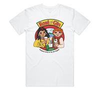 Metromania Rosé and Gin T-Shirt Graphic Tee Funny 90's TV Show Rosie and Jim Boat Wine