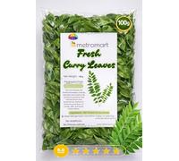 METROMART | Fresh Curry Leaves | Twigs and sticks removed, No Preservatives Authentic Flavour | Farm Fresh | 100% Natural | Delivered Across UK Hand-picked, aromatic curry leaves.
