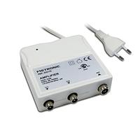 Metronic 332176 Indoor Amplifier FM/VHF/UHF Gain 30 DB with 4G Filter White