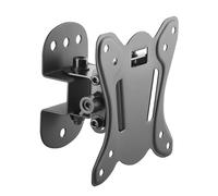 Metronic 451054 TV Wall Mount Adjustable Swivel and Extendable for Screens 33.02-71.12 cm (13-28 Inches) Black