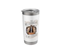 Metronome is Friend Drum Drumming Music Instrument Drummer Stainless Steel Insulated Tumbler