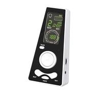 Metronome, Speed control, Timing Function, Adjustable Volume Guitar Tuner Electronic Vocal Metronome, Metronome Tuner Battery or USB Cable Powered (White)