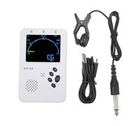 Metronome Tuner, Rechargeable 3 In 1 Digital Metronome Tuner Tone Generator with Vocal Counter, Large Display, Foldable Stand, Tuner for All Instrument