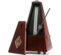 METRONOMO MADERA PIRAMIDE - Wittner (811/M) (Sistem Malzel) (Con Campana) (Caoba Mate)