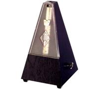 METRONOMO PLASTICO PIRAMIDE - Wittner (816/K) (Sistem Malzel) (Con Campana) (Tapa Transparente)(Negro)