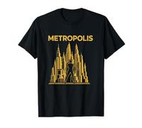 Metropolis Classic Films and Detectives Silent Sci-Fi T-Shirt